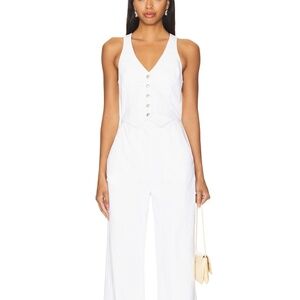 Amanda Uprichard x REVOLVE Ethan Jumpsuit in White denim
